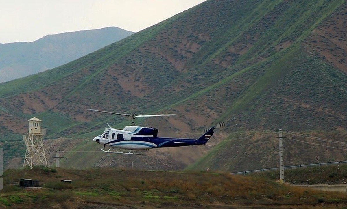 ویدئویی جدید از هلیکوپتر رئیسی و تیم همراهش