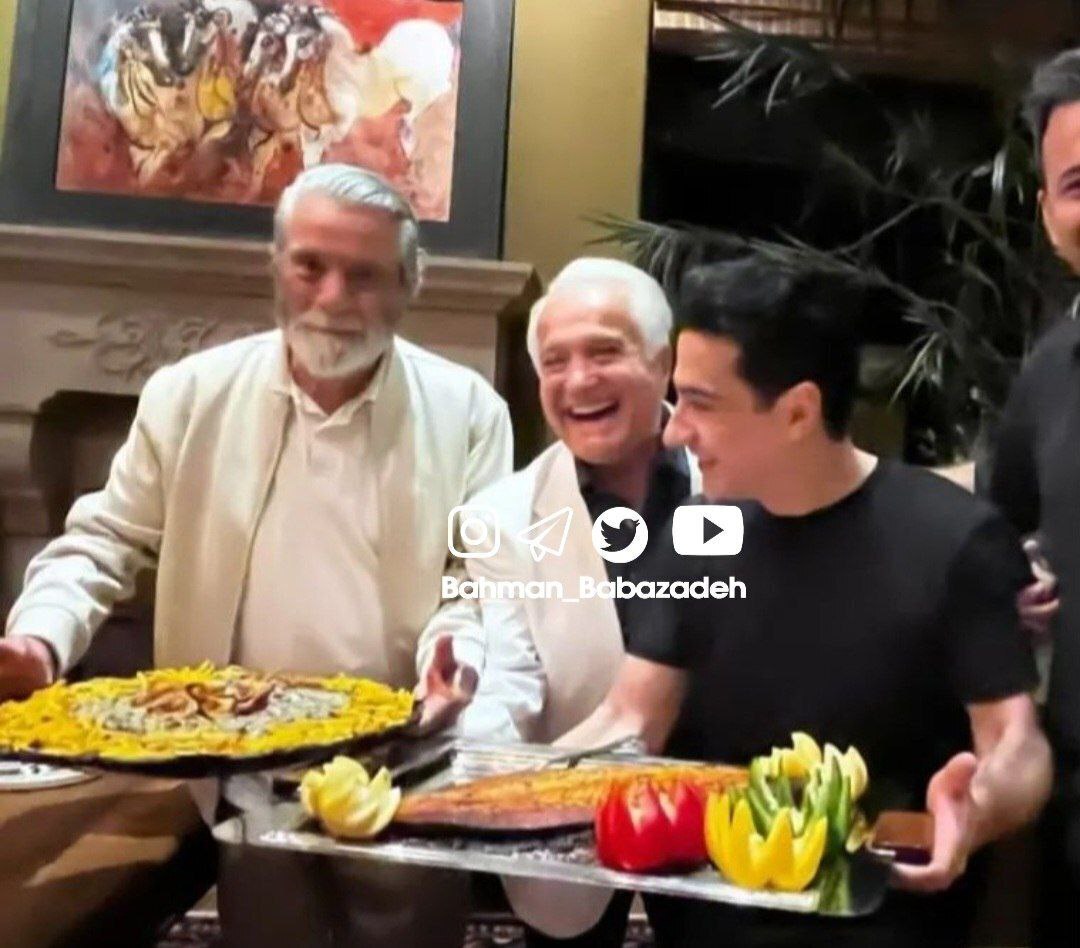 تصاویری از تولد همایون شجریان در کنار بهروز وثوقی