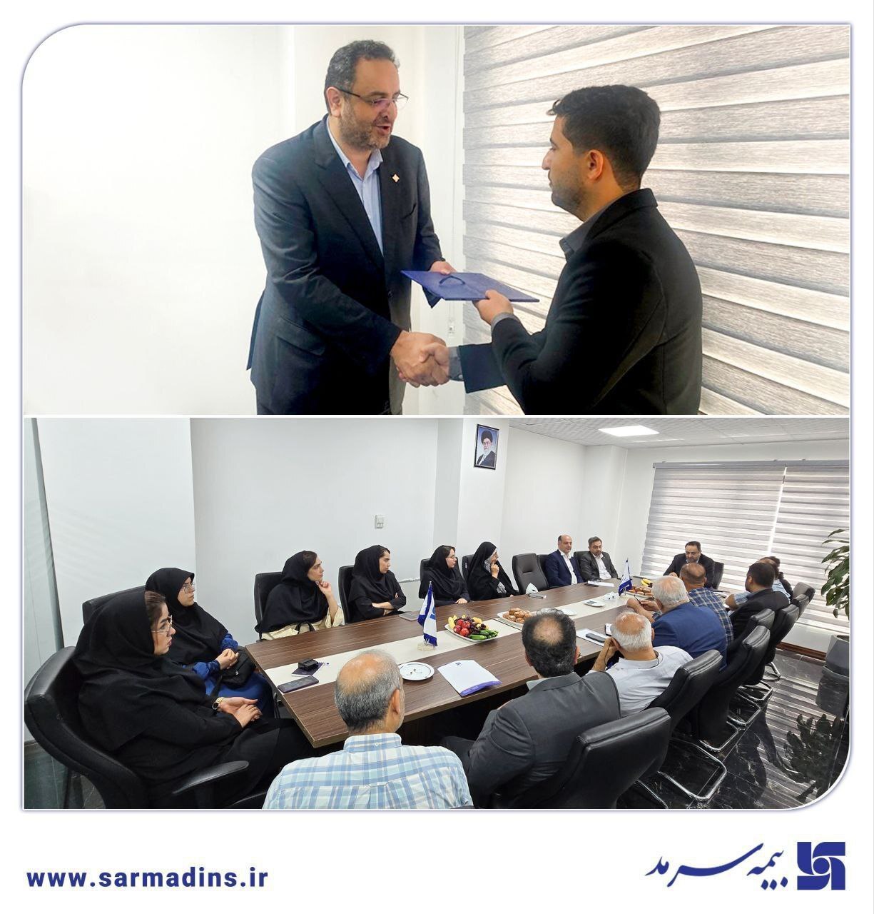 سرپرست مدیریت شعبۀ استان مازندران بیمه سرمد معرفی شد