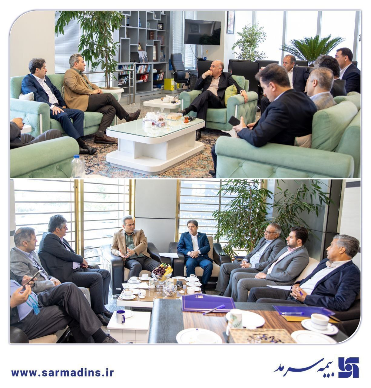 دیدار با مدیر شعب بانک صادرات استان آذربایجان شرقی و چند بیمهگزار عمدۀ استان در سفر مدیرعامل بیمه سرمد و هیئت همراه به استان آذربایجان شرقی دیدار با مدیر شعب بانک صادرات استان آذربایجان شرقی و چند بیمهگزار عمدۀ استان در سفر مدیرعامل بیمه سرمد و هیئت همراه به استان آذربایجان شرقی