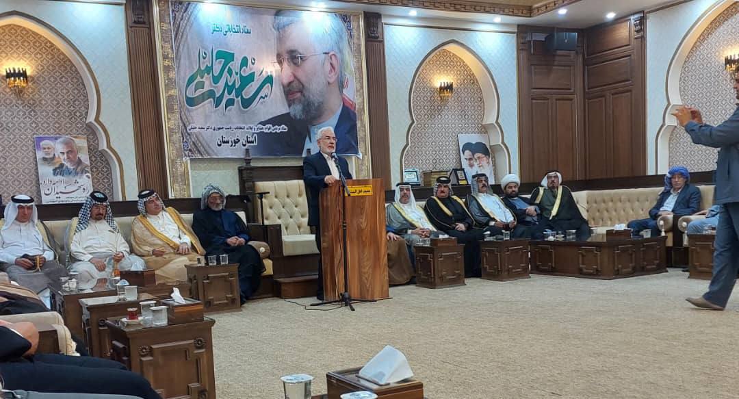 شیوخ قبایل عراق در جلسه انتخاباتی جلیلی چه کار دارند؟! شیوخ قبایل عراق در جلسه انتخاباتی جلیلی چه کار دارند؟!