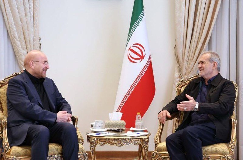 در دیدار رئیس مجلس و پزشکیان چه گذشت؟ | تاکید قالیباف بر حمایت مجلس از دولت چهاردهم در دیدار رئیس مجلس و پزشکیان چه گذشت؟ | تاکید قالیباف بر حمایت مجلس از دولت چهاردهم