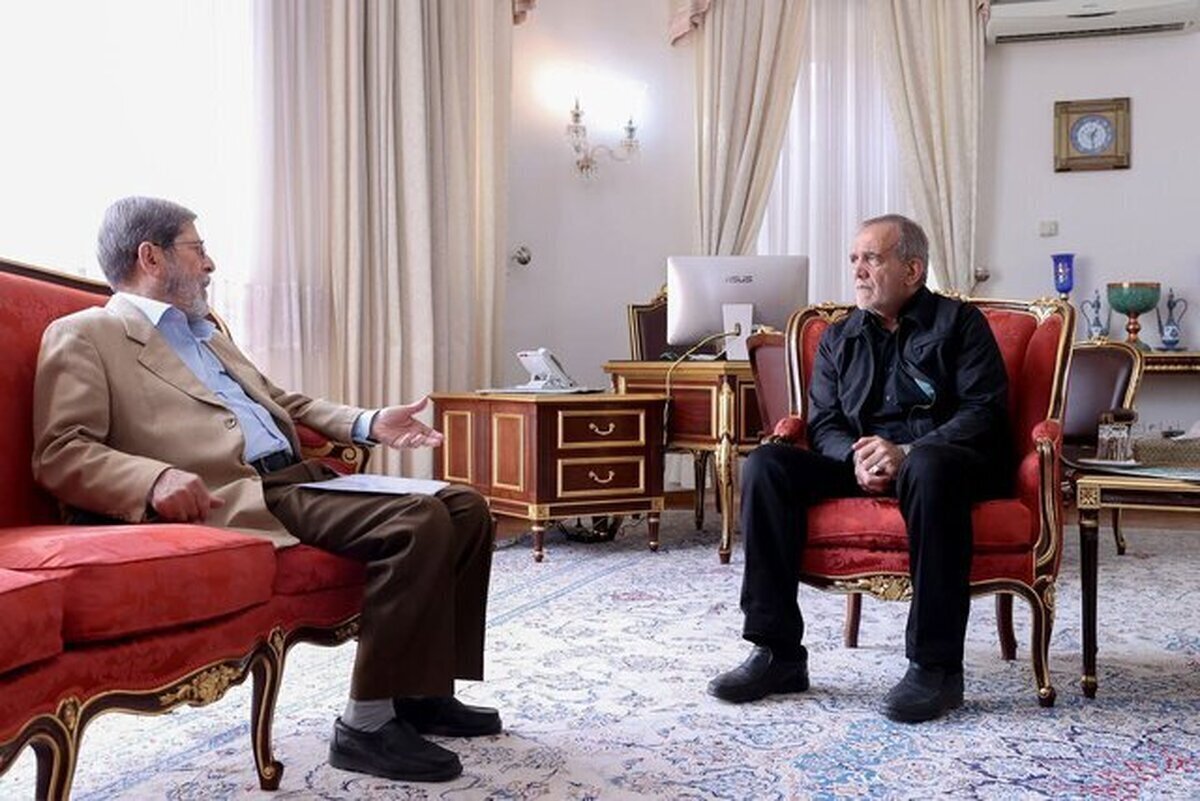 دیدار علیرضا مرندی با پزشکیان دیدار علیرضا مرندی با پزشکیان