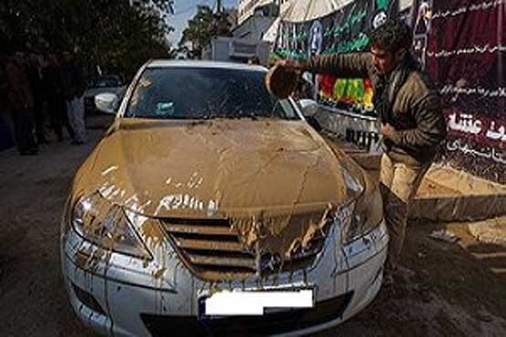 پلیس: پوشش خودرو تحت عنوان گلمالی ممنوع است پلیس: پوشش خودرو تحت عنوان گلمالی ممنوع است