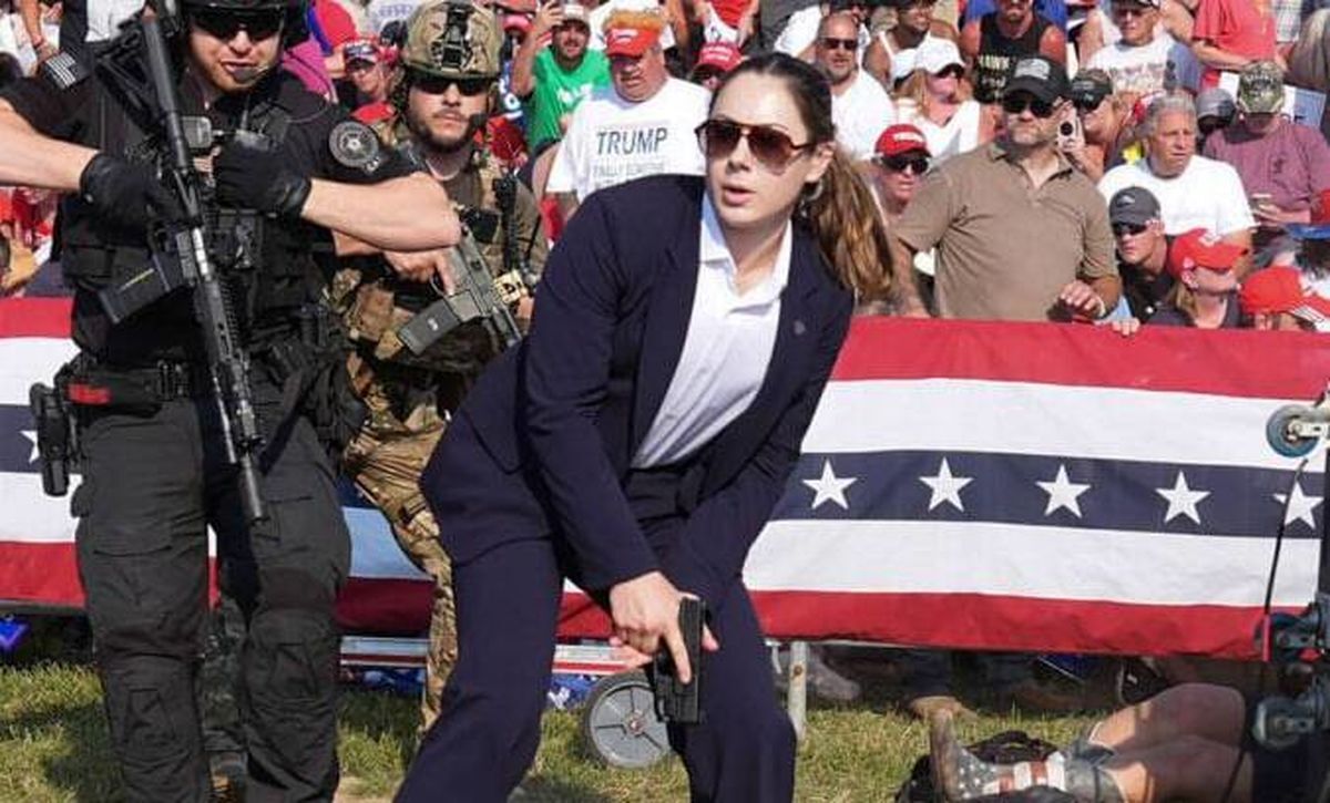 نیروهای امنیتی زن ترامپ نیروهای امنیتی زن ترامپ