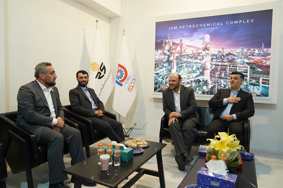 پتروشیمی جم میزبان مدیران عامل صندوق بازنشستگی کشوری و هلدینگ صبا انرژی در نمایشگاه ایران اکسپو پتروشیمی جم میزبان مدیران عامل صندوق بازنشستگی کشوری و هلدینگ صبا انرژی در نمایشگاه ایران اکسپو