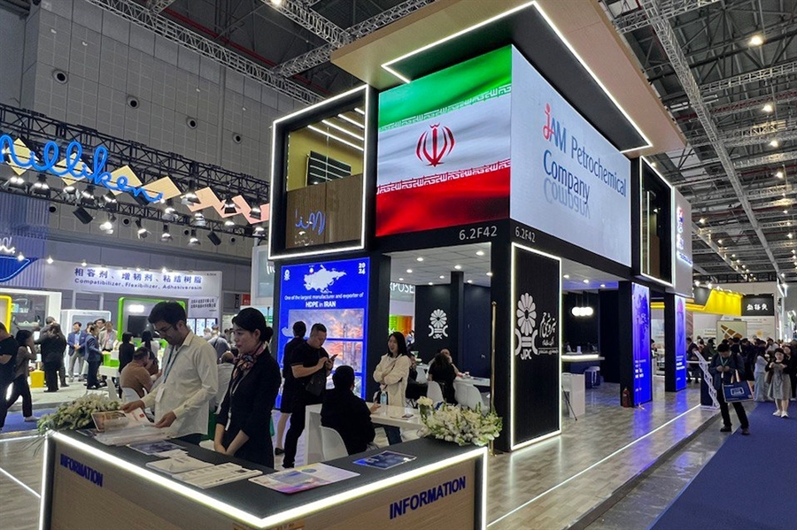 رقابت پتروشیمی جم در نمایشگاه Chinaplas ۲۰۲۴ در کنار شرکتهای بزرگ و قدرتمند دنیا رقابت پتروشیمی جم در نمایشگاه Chinaplas ۲۰۲۴ در کنار شرکتهای بزرگ و قدرتمند دنیا