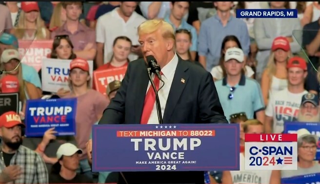 ببینید| ترامپ حمله به هریس را از دیروز شروع کرده بود؛ هریس شبیه دیوانه‌هاست!