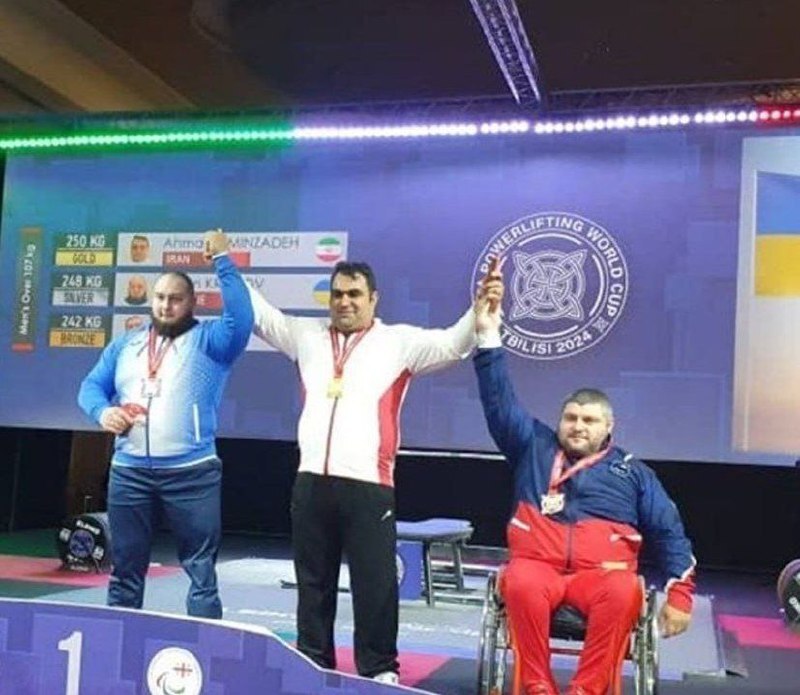 «امین‌زاده» قوی‌ترین مرد جام‌جهانی پاراوزنه‌برداری