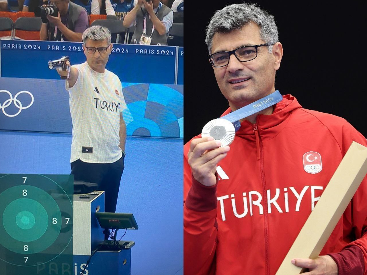 ژست جالب تیرانداز ترک؛ بدون تجهیزات مدال گرفت! ژست جالب تیرانداز ترک؛ بدون تجهیزات مدال گرفت!