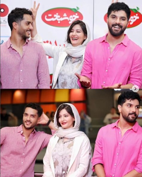 شوخی و خنده هنرپیشههای پول و پارتی در اکران مردمی + عکسها شوخی و خنده هنرپیشههای پول و پارتی در اکران مردمی + عکسها