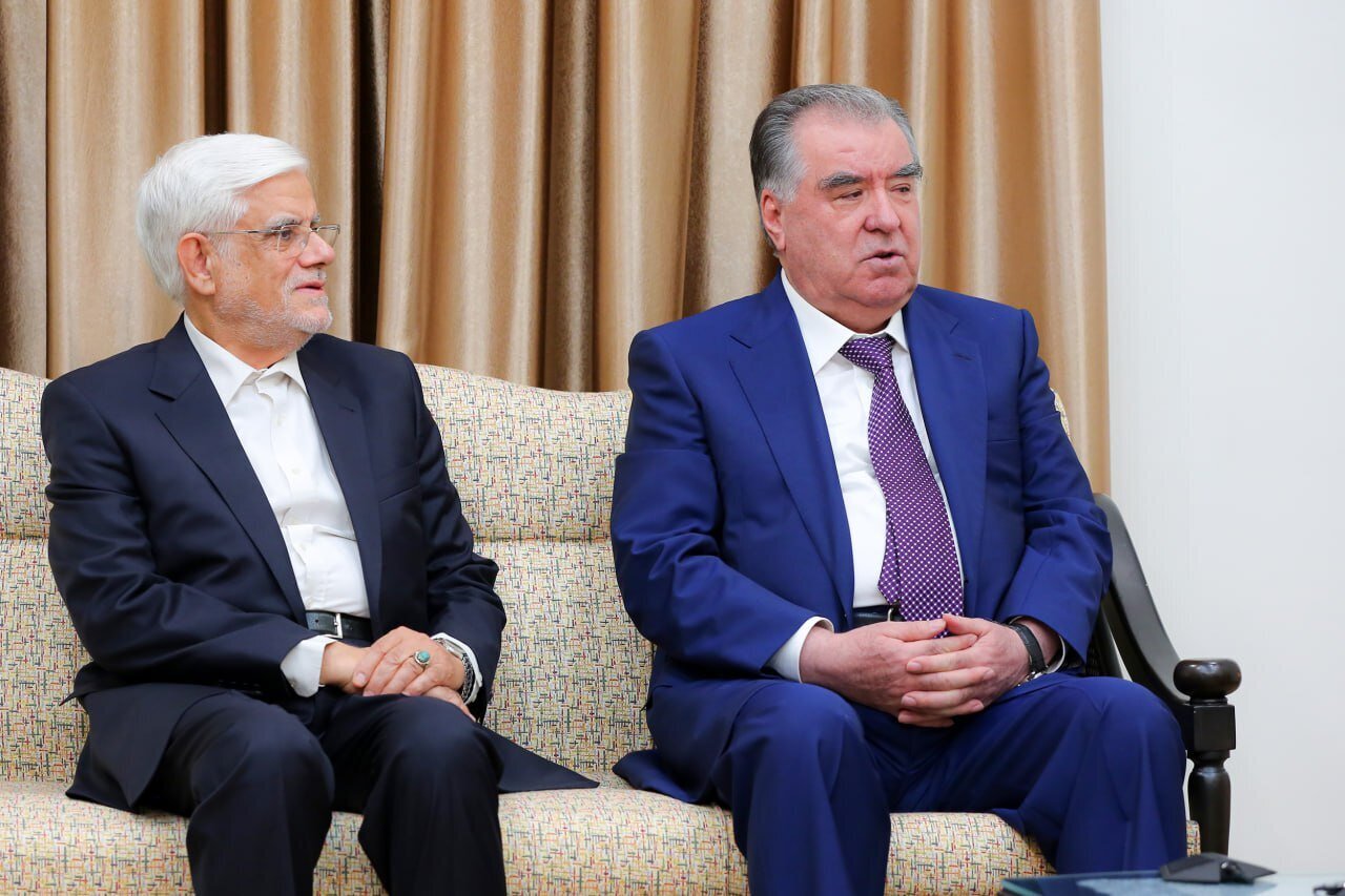 تصویری از از عارف در دیدار رئیس جمهور تاجیکستان با رهبر تصویری از از عارف در دیدار رئیس جمهور تاجیکستان با رهبر