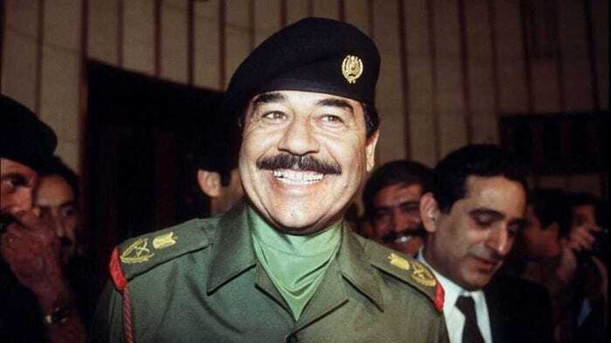 عکسی پربازدید از صدام و و فرزندانش