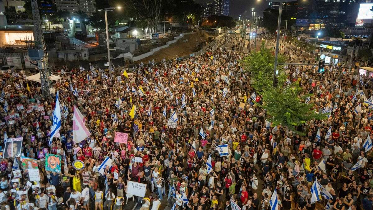 ببینید: درگیری به ۱۰۰ متری اقامتگاه نتانیاهو رسید ببینید: درگیری به ۱۰۰ متری اقامتگاه نتانیاهو رسید