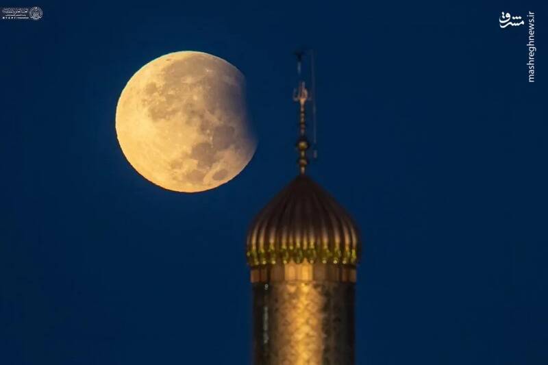 ماه گرفتگی امروز + عکس ماه گرفتگی امروز + عکس