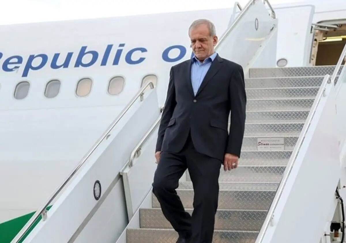 مسعود پزشکیان وارد دوحه شد مسعود پزشکیان وارد دوحه شد