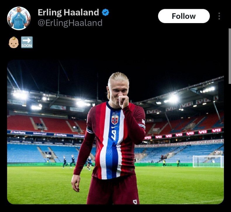 ارلینگ هالاند چرا خبرساز شده؟ هم رکورد زد هم بابا شد! ارلینگ هالاند چرا خبرساز شده؟ هم رکورد زد هم بابا شد!