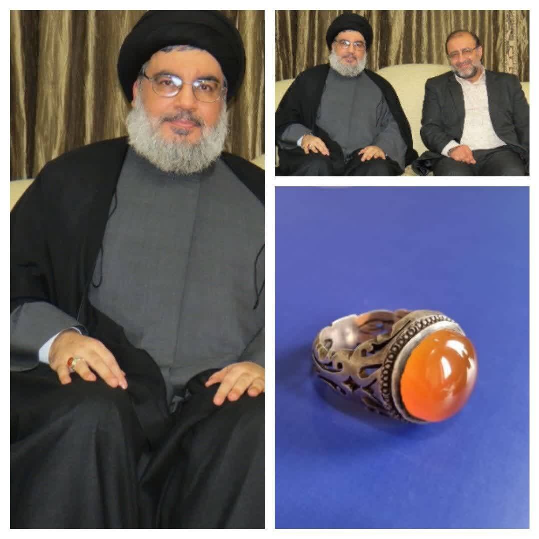 عکس| مزايده انگشتر هديه سيد حسن نصرالله عکس| مزايده انگشتر هديه سيد حسن نصرالله