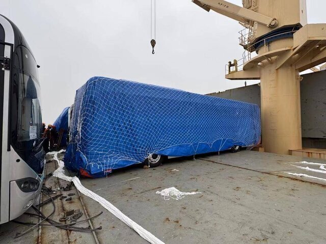 اتوبوسهای چینی بالاخره رسید +تصاویر اتوبوسهای چینی بالاخره رسید +تصاویر