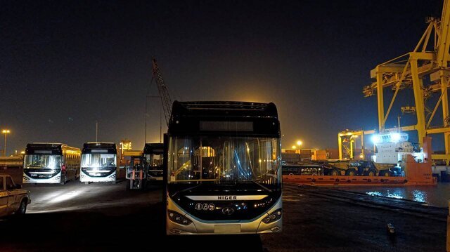 اتوبوسهای چینی بالاخره رسید +تصاویر اتوبوسهای چینی بالاخره رسید +تصاویر