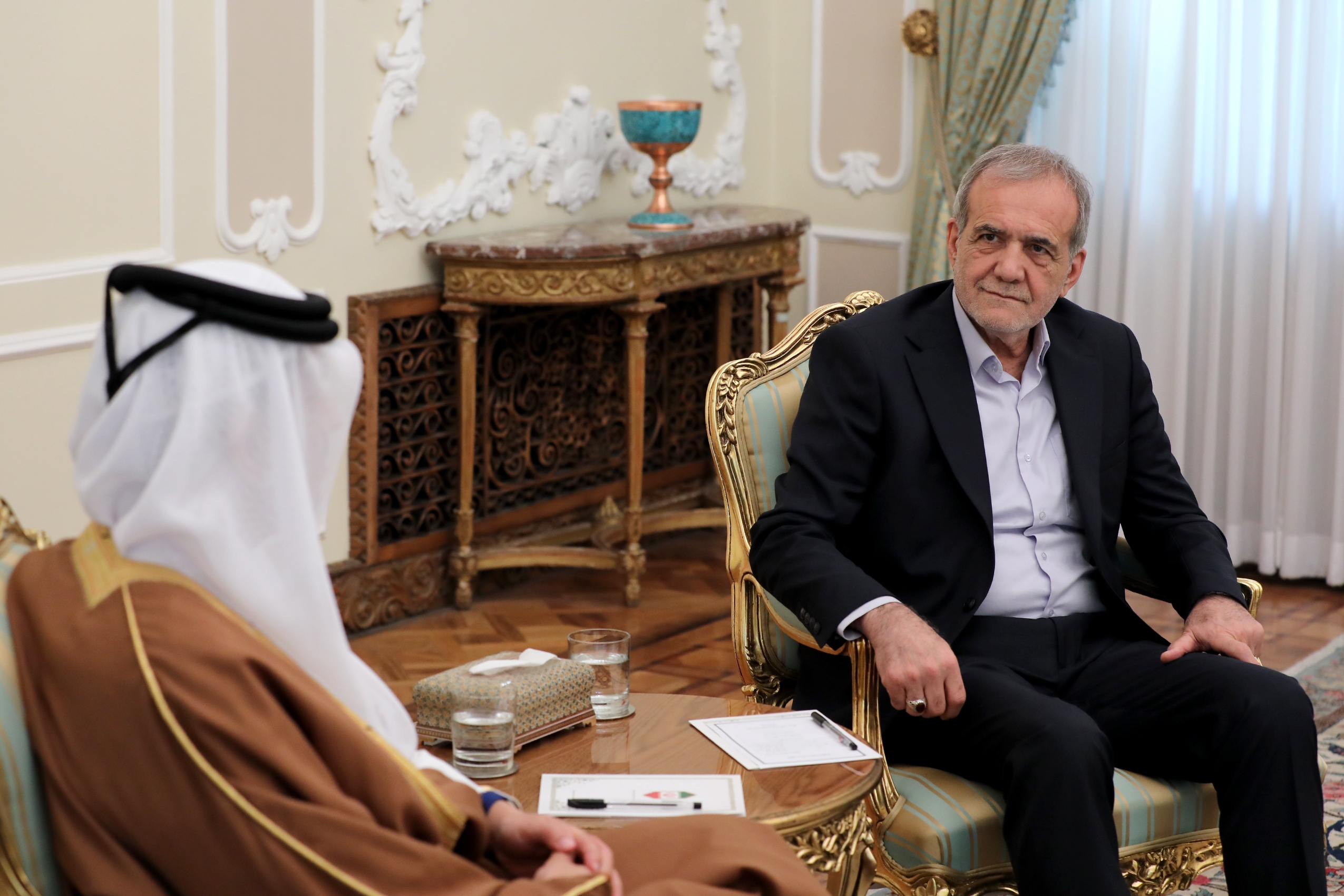 دیدار نخست وزیر و وزیر امور خارجه قطر با رئیس جمهور دیدار نخست وزیر و وزیر امور خارجه قطر با رئیس جمهور