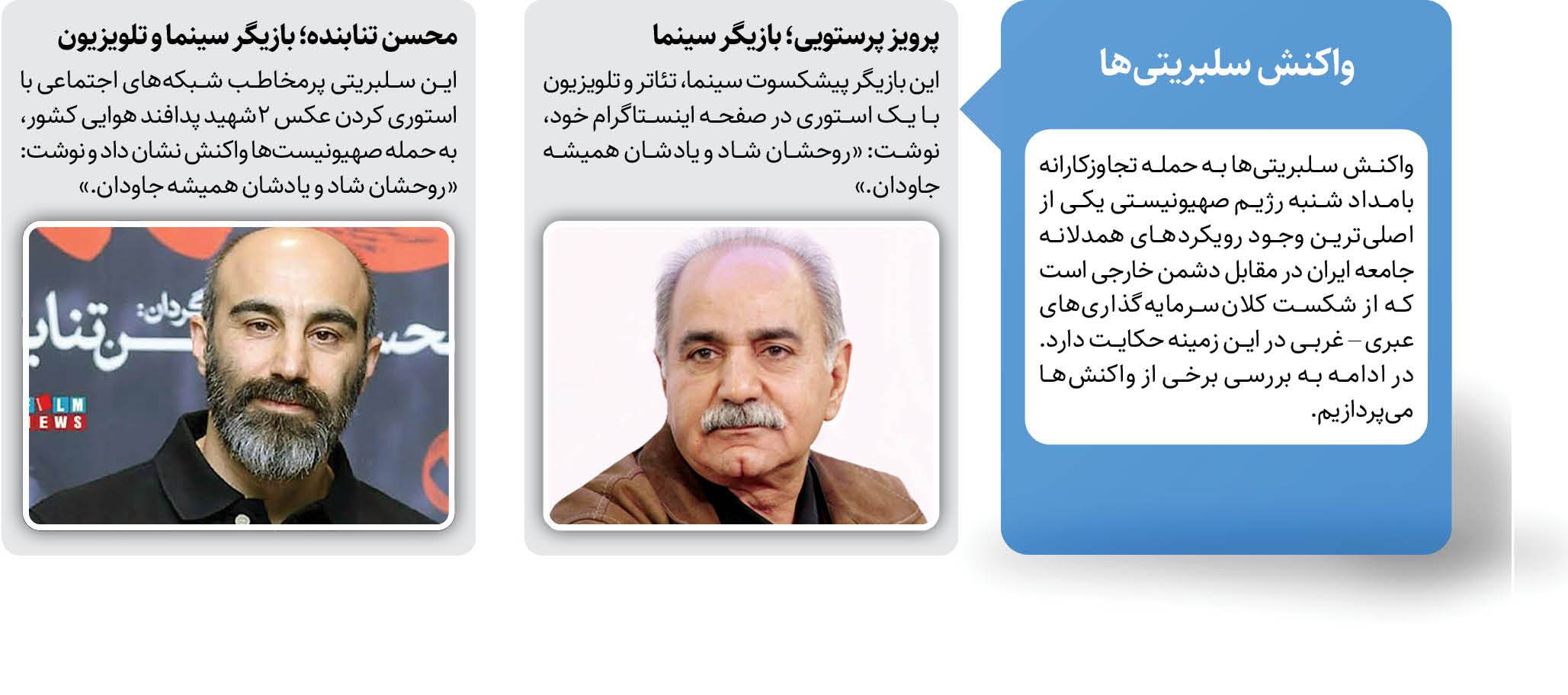 دوباره سلبریتی‌ها مهم شدند؟! | وطن پرستی سلبریتی‌ها قابل احترام است اما برخورد دوگانه با آنها نه