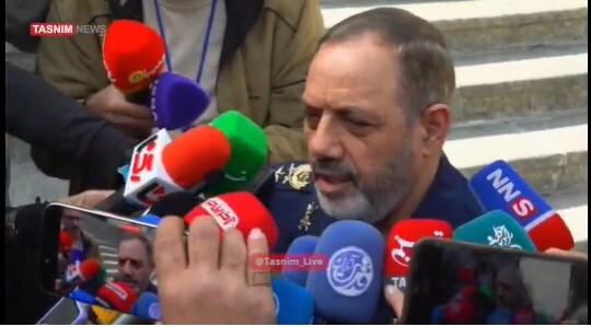 وزیر دفاع: هیچ جنگندهای وارد ایران نشد | درباره آسیب به توان پدافندی ما ادعای بیخود کردند وزیر دفاع: هیچ جنگندهای وارد ایران نشد | درباره آسیب به توان پدافندی ما ادعای بیخود کردند