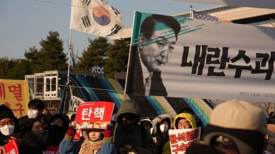 تصویب طرح استیضاح رئیس جمهور کره جنوبی در پارلمان