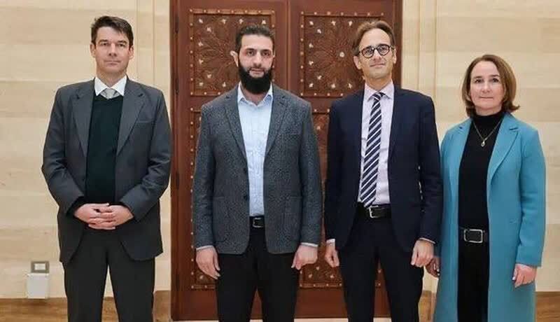  عکس| دیدار رسمی الجولانی با مقامات آمریکا در دمشق