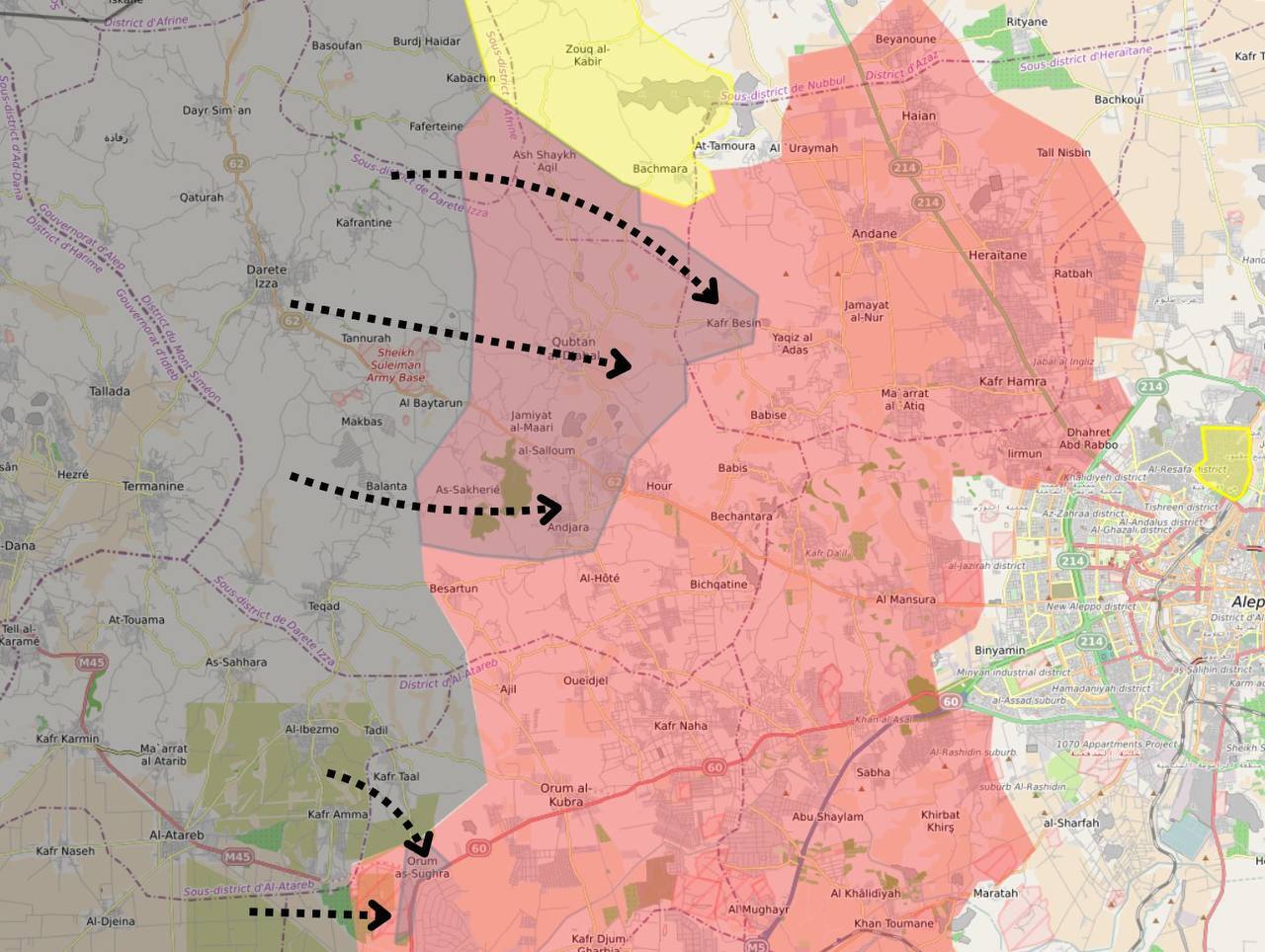 اوضاع متشنج در سوریه همزمان با اعلام آتش بس در لبنان / گروه های مخالف بشار اسد به ورودی شهر حلب رسیدند / حمله اسکادران جنگنده ارتش روسیه به مواضع مخالفان بشار اسد اوضاع متشنج در سوریه همزمان با اعلام آتش بس در لبنان / گروه های مخالف بشار اسد به ورودی شهر حلب رسیدند / حمله اسکادران جنگنده ارتش روسیه به مواضع مخالفان بشار اسد