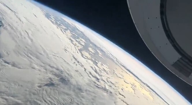 تصویر دیدنی کره زمین از کپسول فضایی «دراگون»