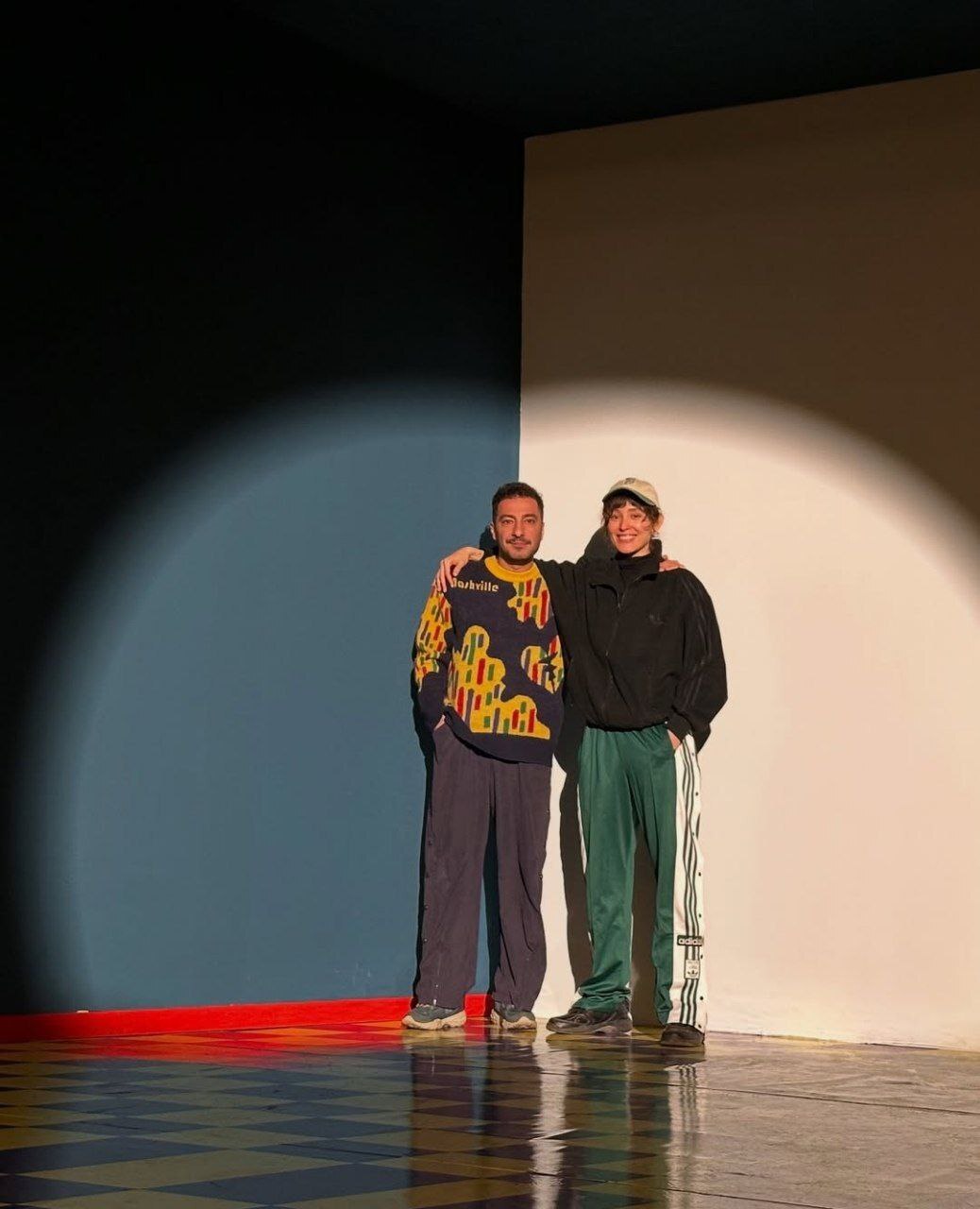 استایل متفاوت فرشته حسینی به همراه همسرش +عکس