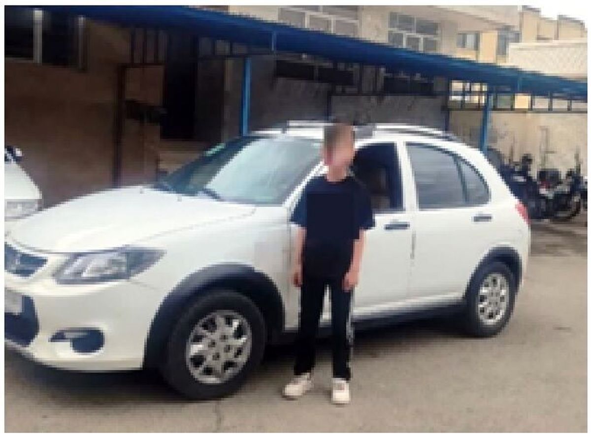 توقف کوئیک سوار ۸ ساله در خمینی شهر