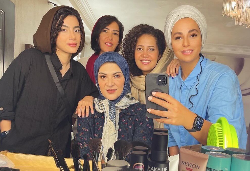 تصاویری جالب از پشت صحنه و اتاق گریم سریال پایتخت۷