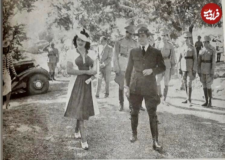 تصویر کمیاب از فوزیه و محمدرضا پهلوی با استایلی متفاوت +عکس