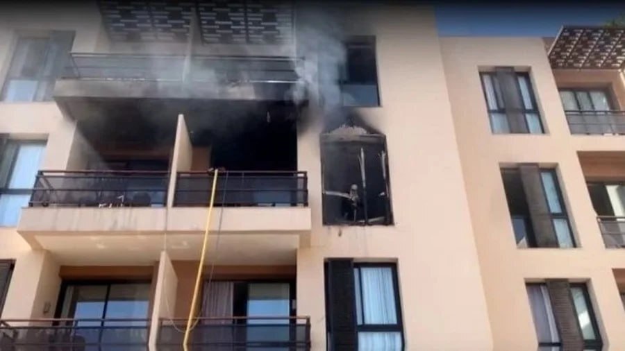 هتل رونالدو آتش گرفت +عکس هتل رونالدو آتش گرفت +عکس