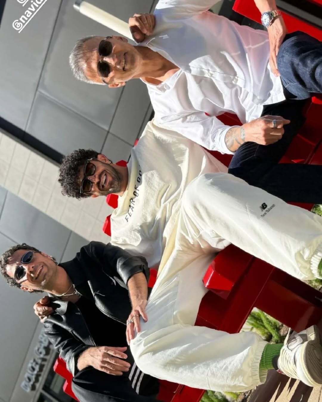 دیدار نوید محمدزاده با آیسان اسلامی در آمریکا +عکس