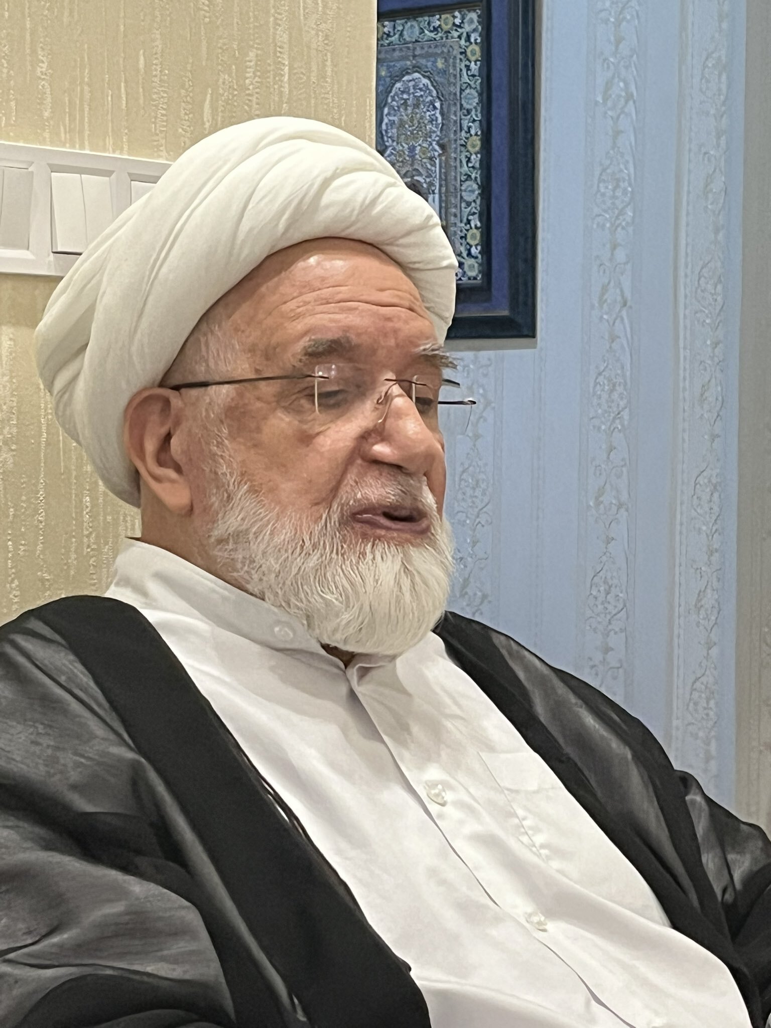 توئیت محمدعلی ابطحی از دیدار با مهدی کروبی +عکس