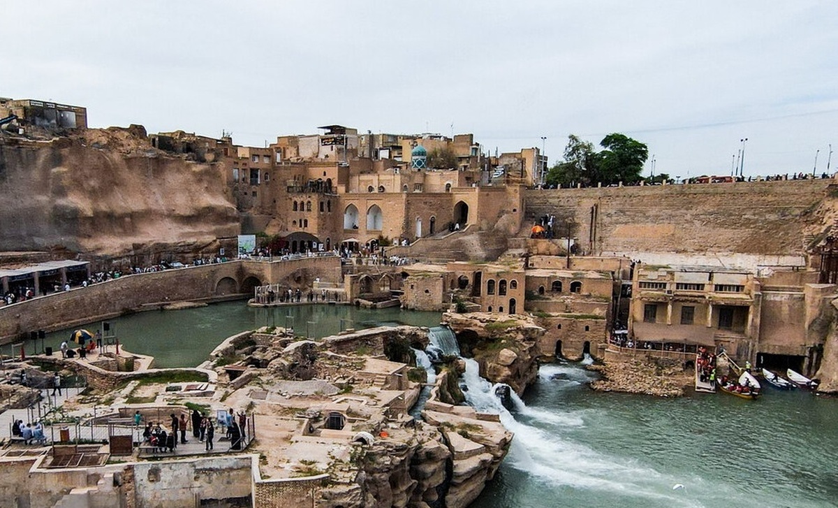 تصاویر دیدنی از سازه‌های آبی شوشتر