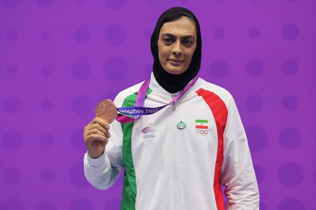 قهرمانی شهربانو منصوریان قهرمان در جام جهانی