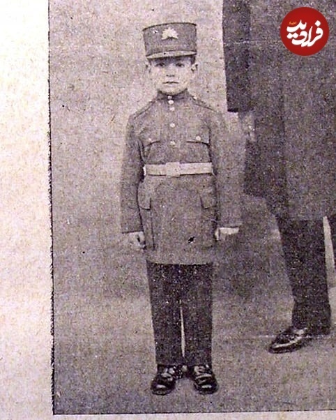 عکس| کودکی محمدرضا پهلوی بعد شاه شدن پدرش