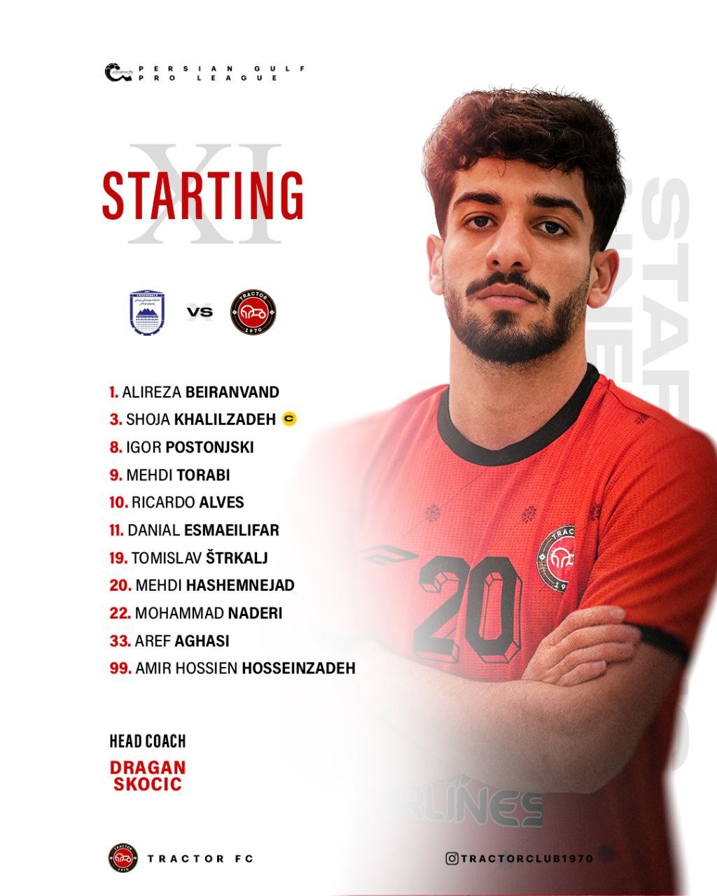 ترکیب تراکتور مقابل چادرملو یزد