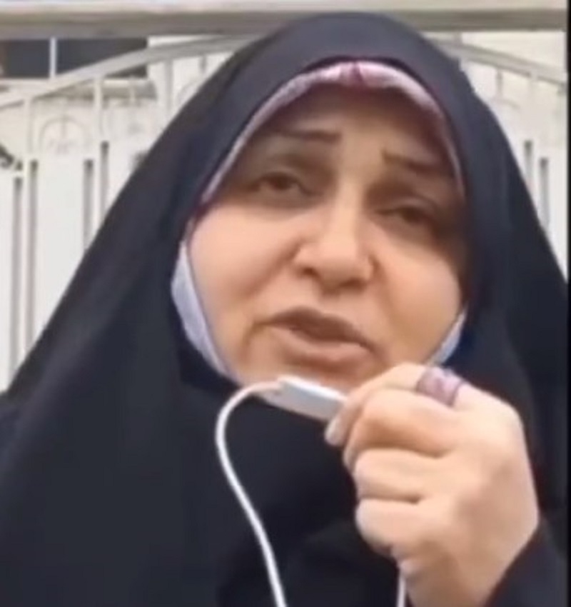 ببینید|خط و نشان یک خانم آمر به معروف: جمهوری اسلا.می باید به حکومت اسلامی تبدیل شود