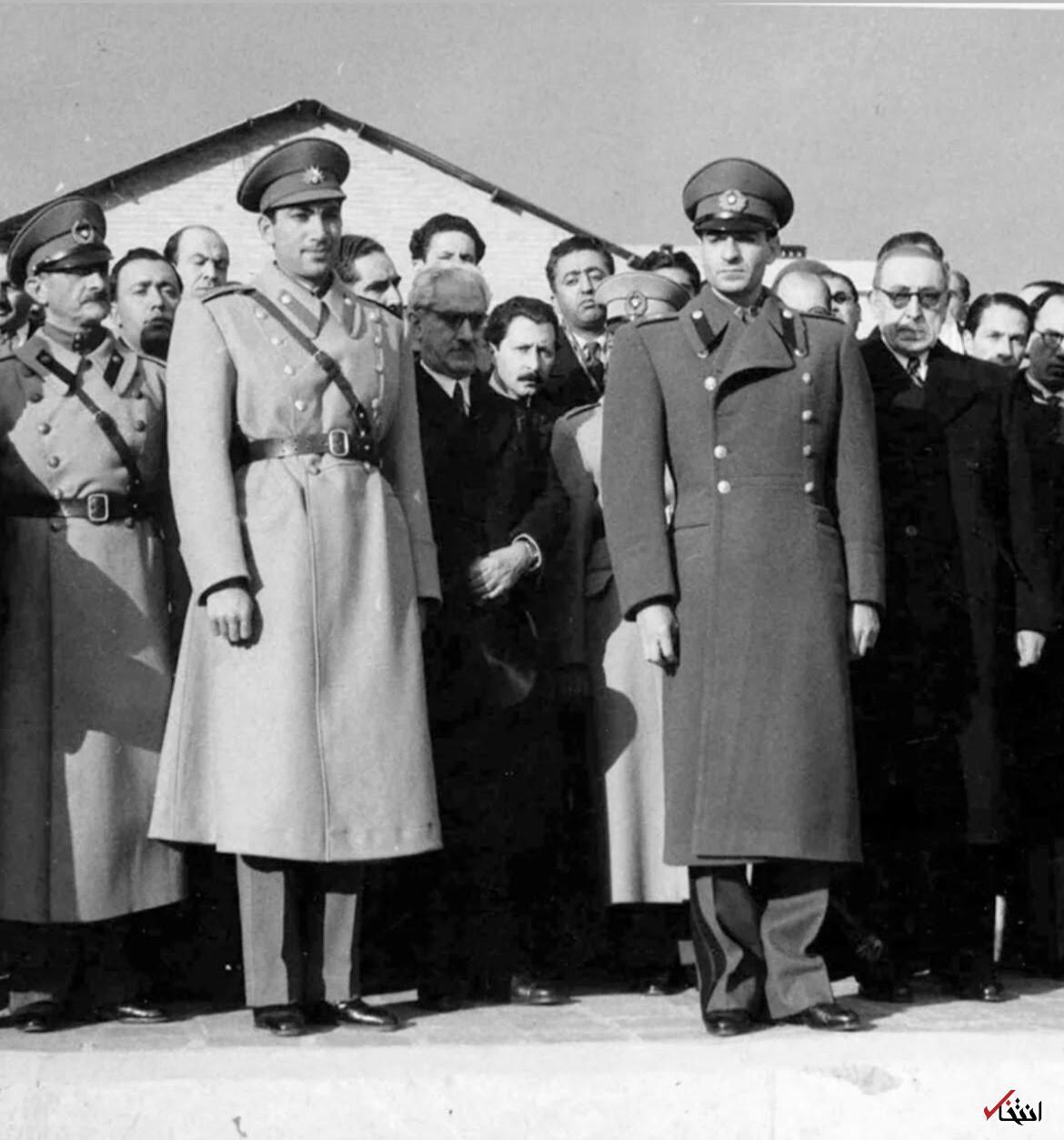 عکس| محمدرضا پهلوی و برادرش در کنار قوام عکس| محمدرضا پهلوی و برادرش در کنار قوام