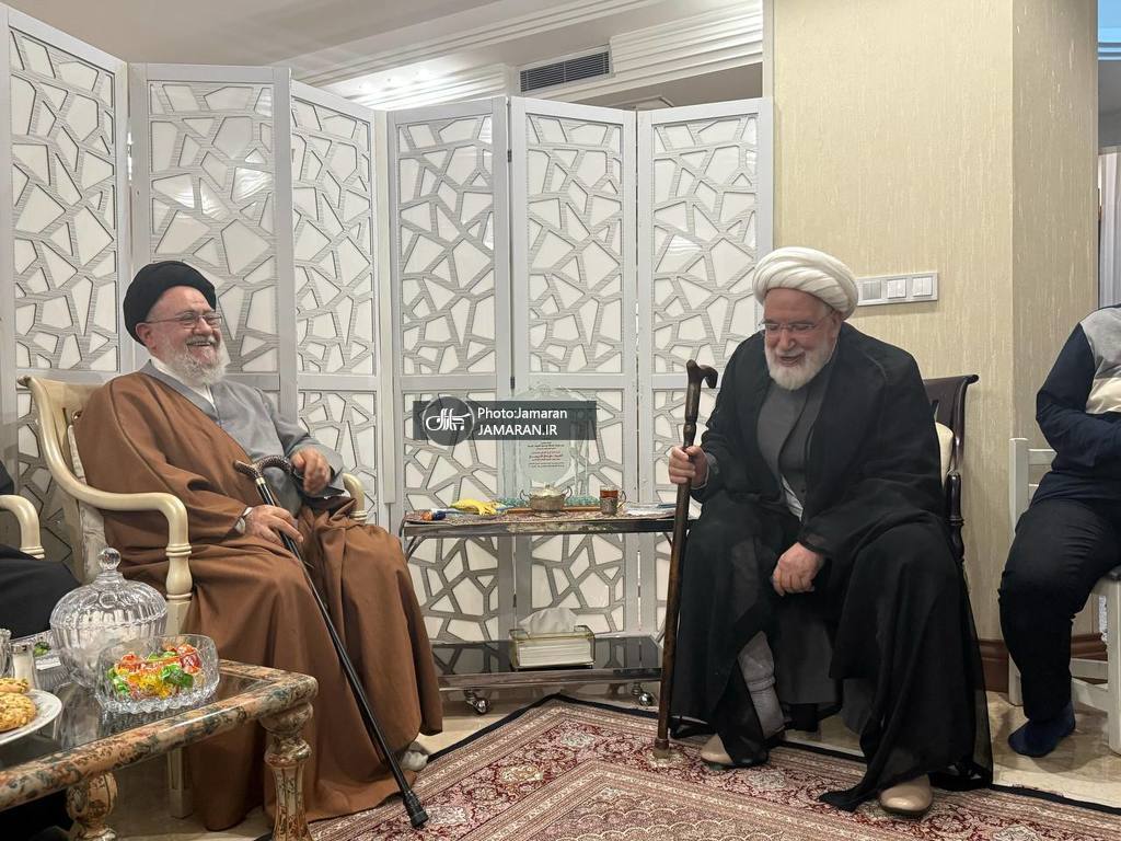 دیدار موسوی خوئینیها با مهدی کروبی +عکس دیدار موسوی خوئینیها با مهدی کروبی +عکس