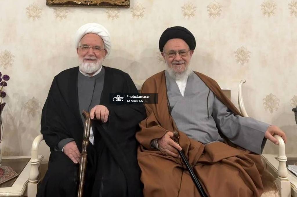 دیدار موسوی خوئینیها با مهدی کروبی +عکس دیدار موسوی خوئینیها با مهدی کروبی +عکس