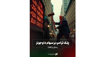 پتک ترامپ بر سهام داوجونز
