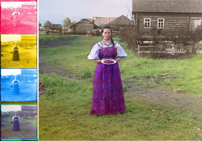 مجموعه شگفت انگیز تصاویر رنگی متعلق به ۱۰۰ سال پیش!