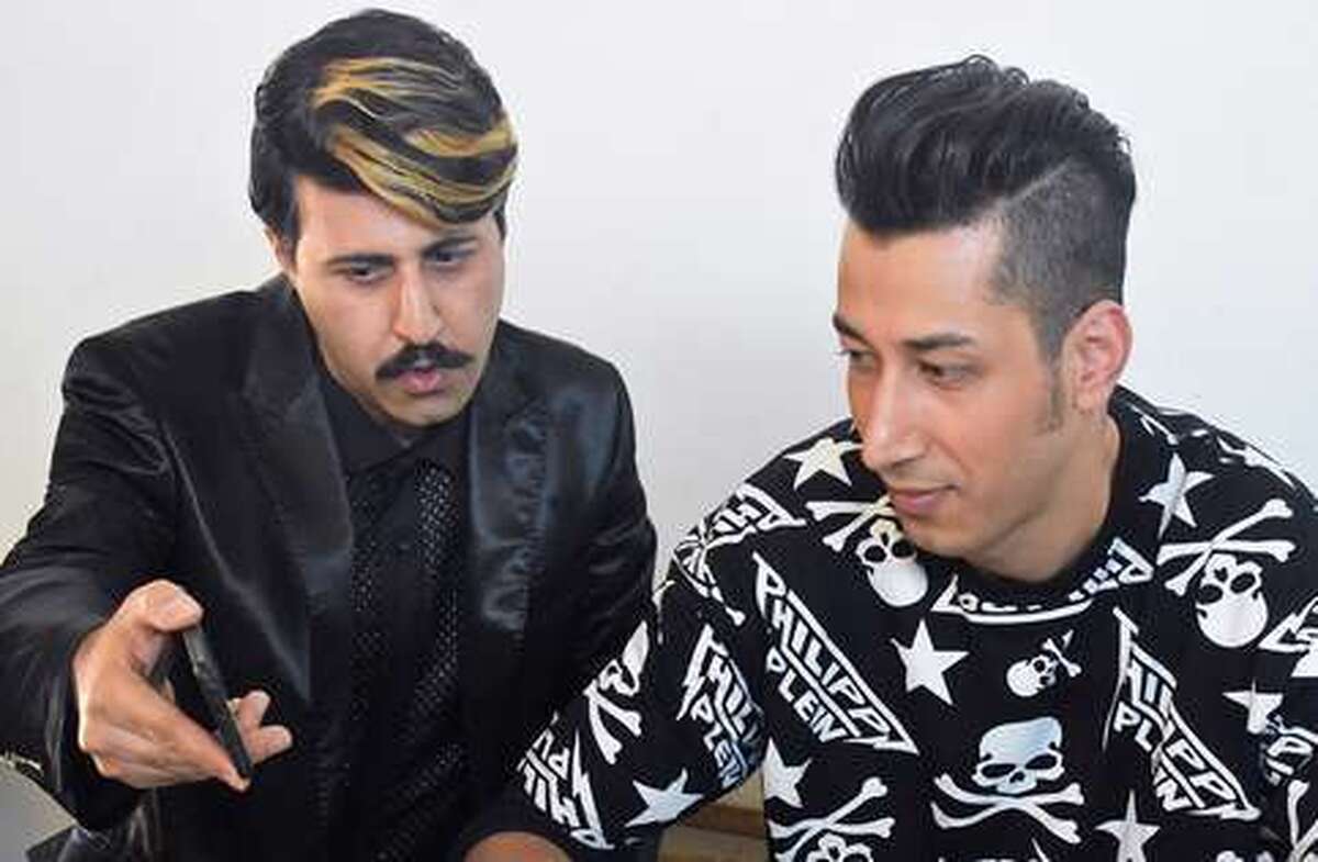 شوخی جالب بهرام افشاری با هومن حاجی عبدالهی!