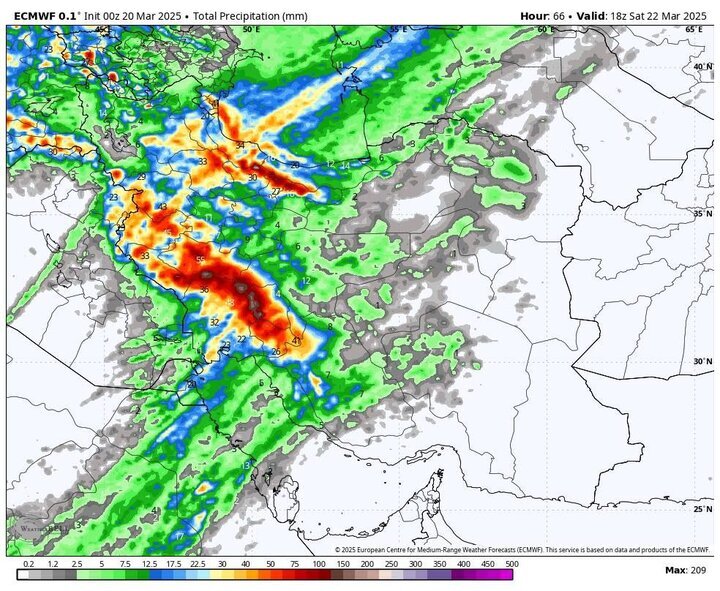 هشدار هواشناسی | بارش شدید در ۱۸ استان کشور